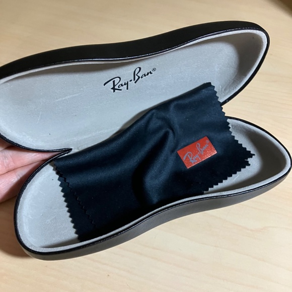 ?RAY-BAN POLARIZED GRADIENT NEW WAYFARER SUNGLASSES TORTOISE FRAME CASE & CLOTH main image 4